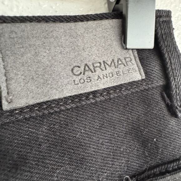 Carmar Beatrice side buckle bondage zip front mall goth skirt size 26 - Picture 6 of 9